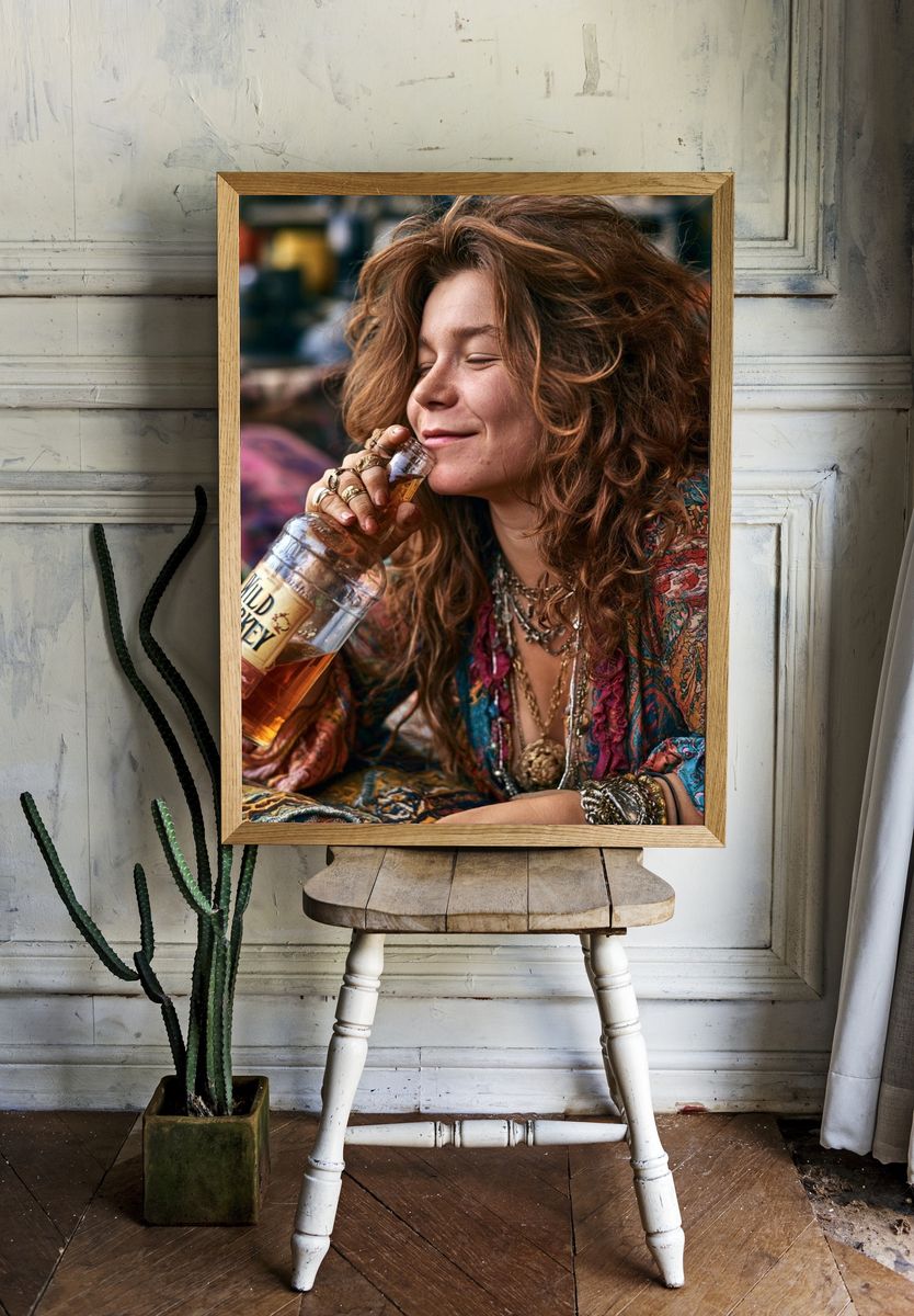 Bohemian Portrait Photography Poster. room preview