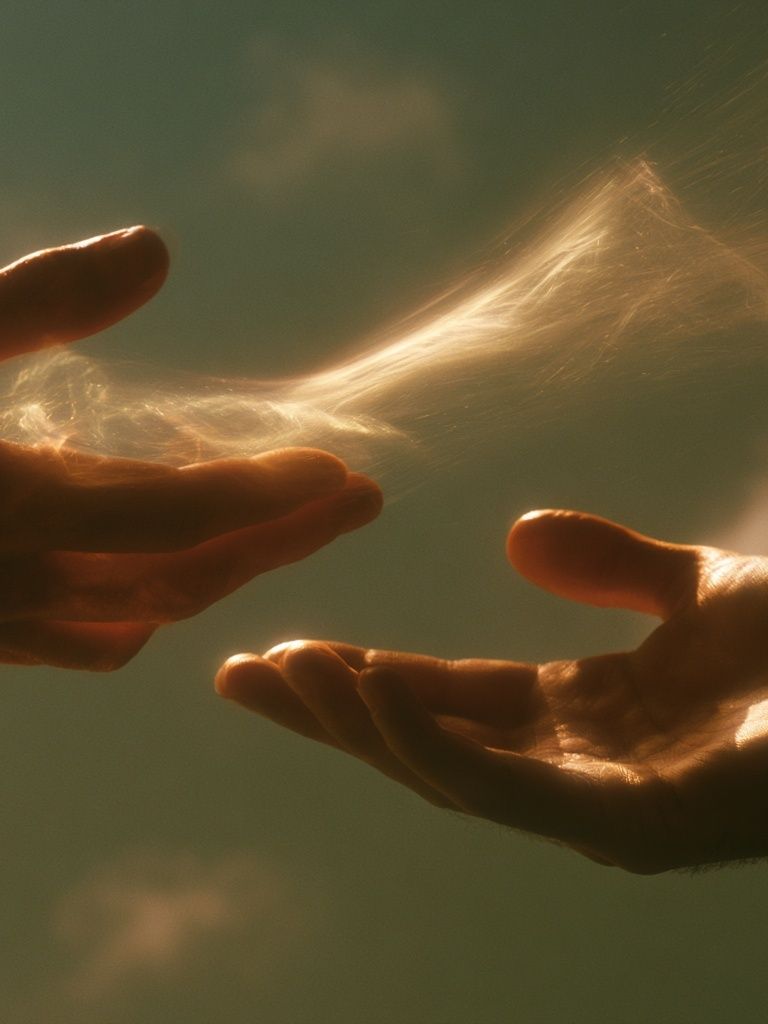 Hands and Light Photography Poster. poster — photography art