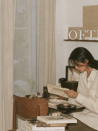 Quiet Reading Room Photography Print.