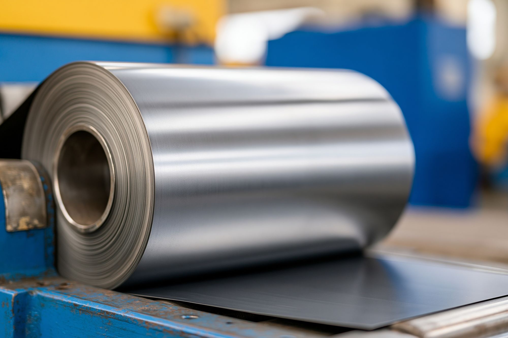 Industrial Steel Coil Photography Poster. poster — photography art
