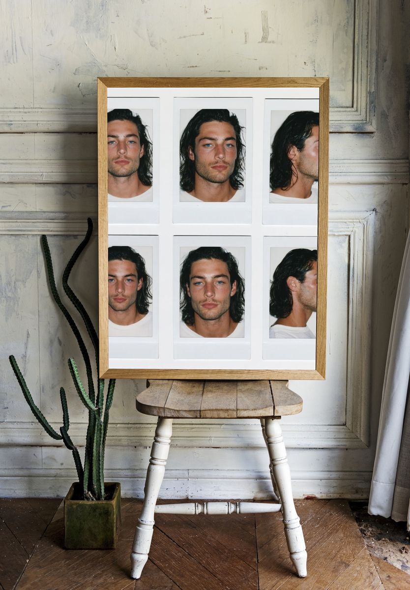 Polaroid Portrait Grid Photography Poster. — room view 1