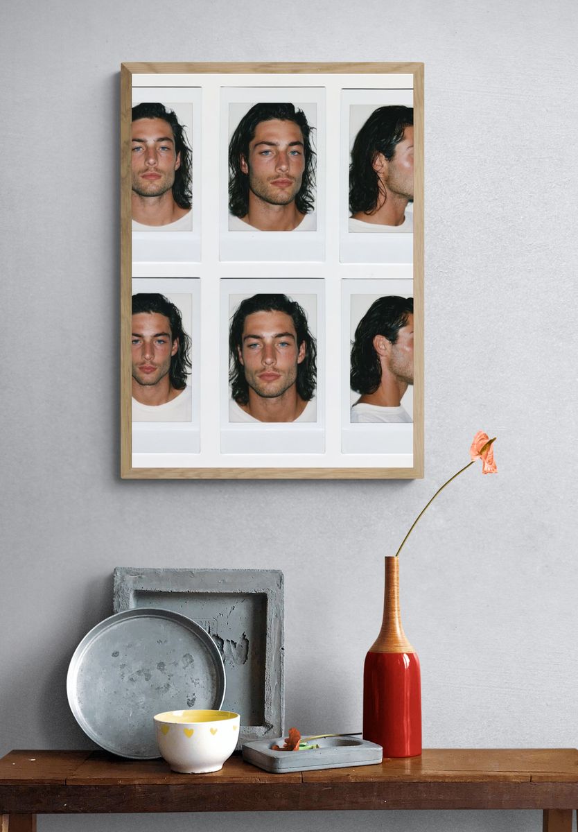 Polaroid Portrait Grid Photography Poster. — room view 3