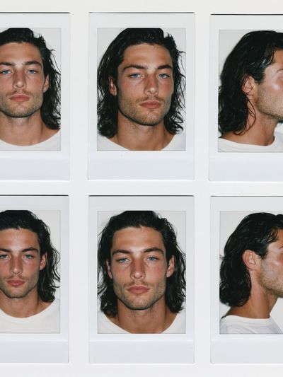 Polaroid Portrait Grid Photography Poster. poster