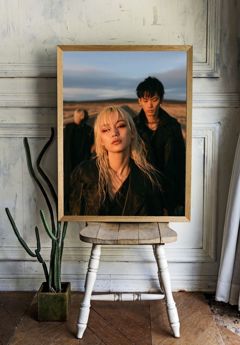 Moody Road Trip Portrait Poster. — room view 1
