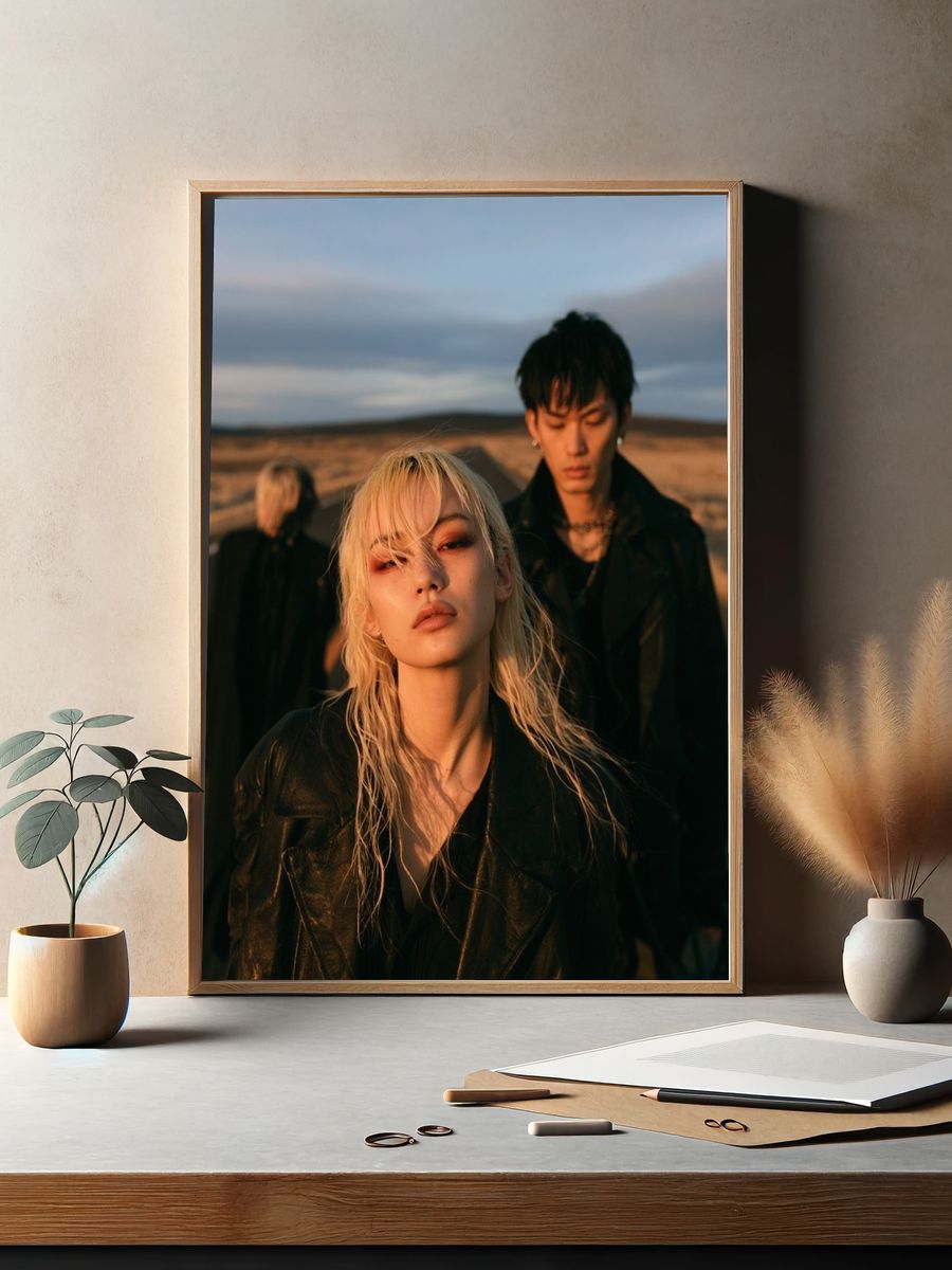 Moody Road Trip Portrait Poster. — room view 2