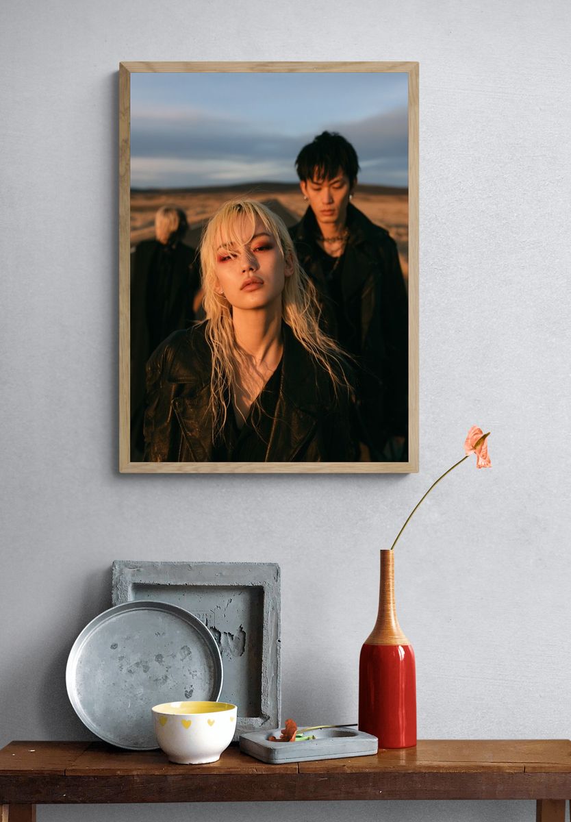 Moody Road Trip Portrait Poster. — room view 3