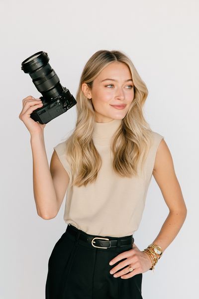 Photographer Portrait Poster. poster
