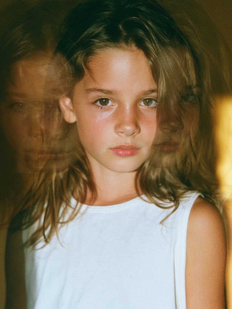 Dreamy Child Portrait Photography Poster. poster detail