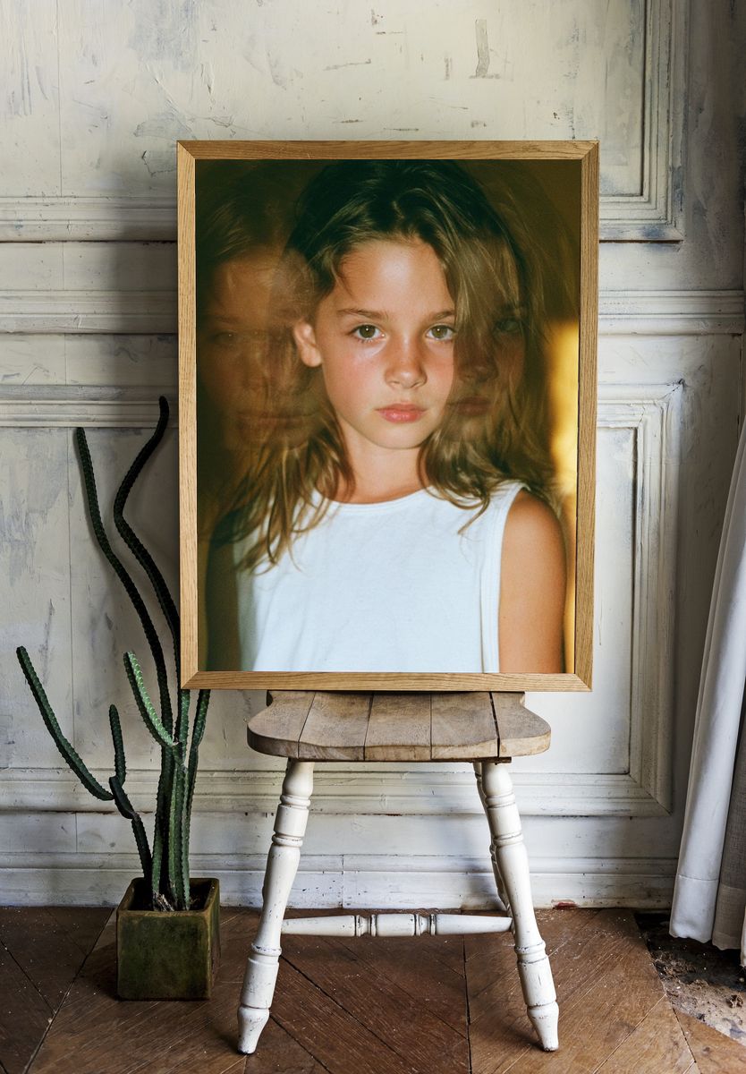 Dreamy Child Portrait Photography Poster. — room view 1