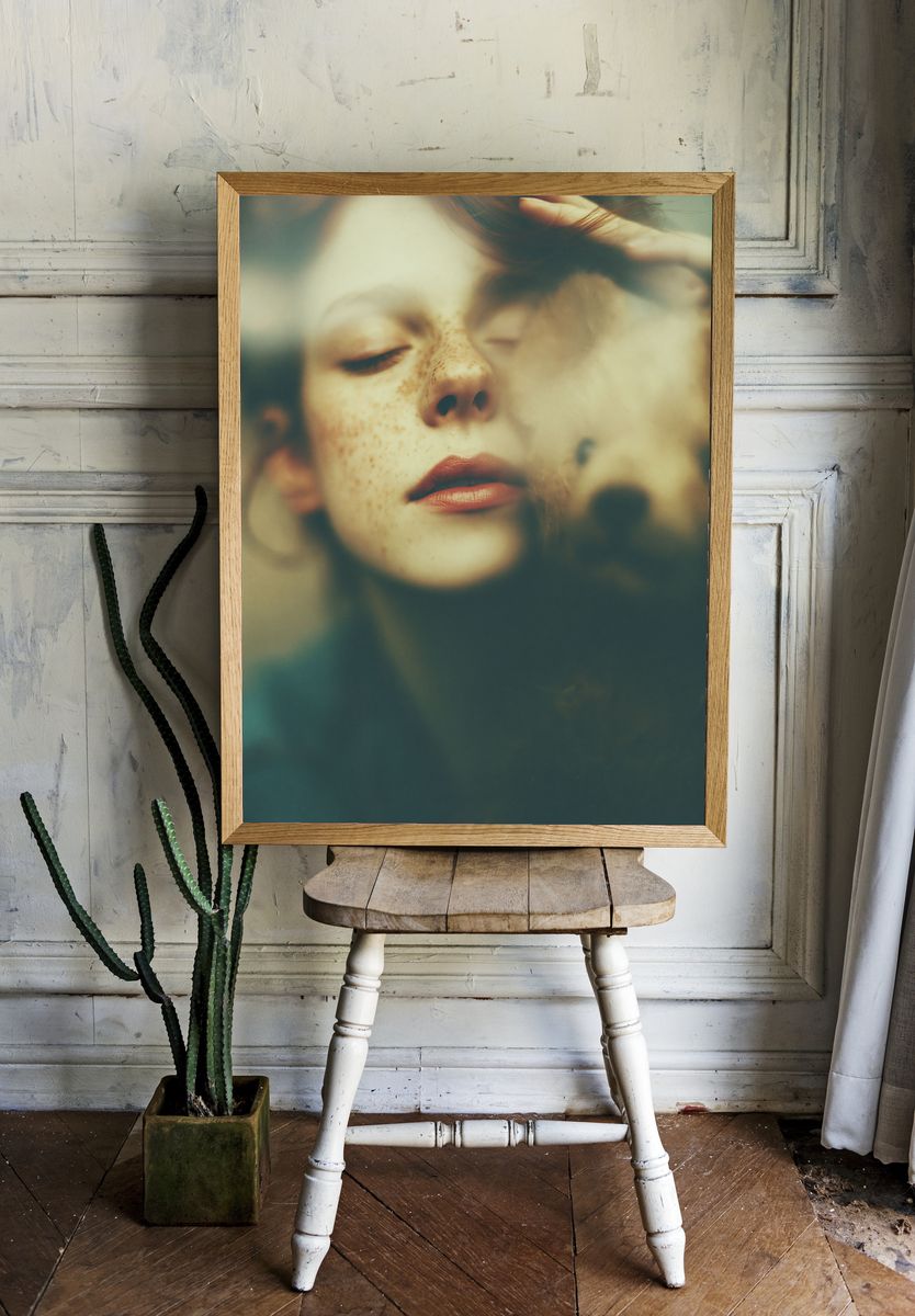 Dreamy Portrait Photography Poster. room preview