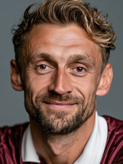 Smiling Man Portrait Photography Poster. poster
