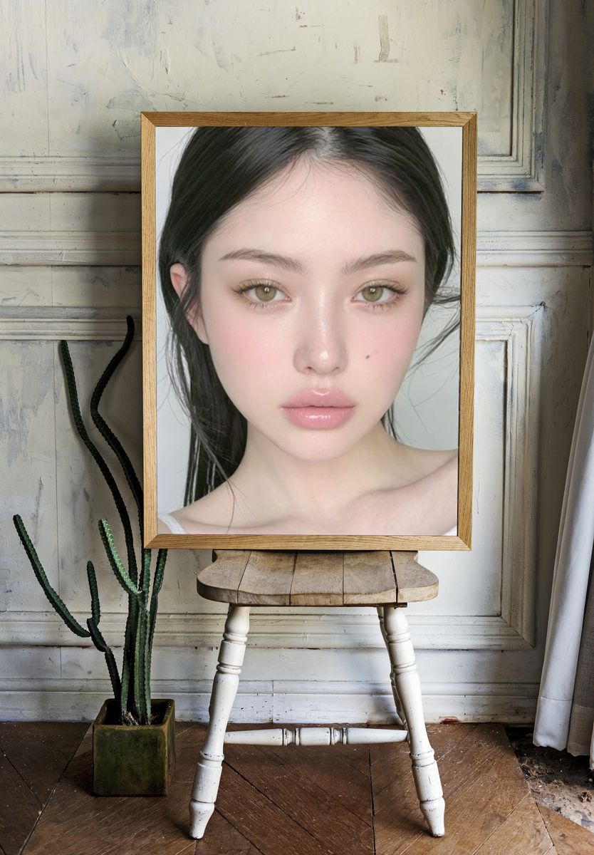 Soft Portrait Photography Poster. — room view 1