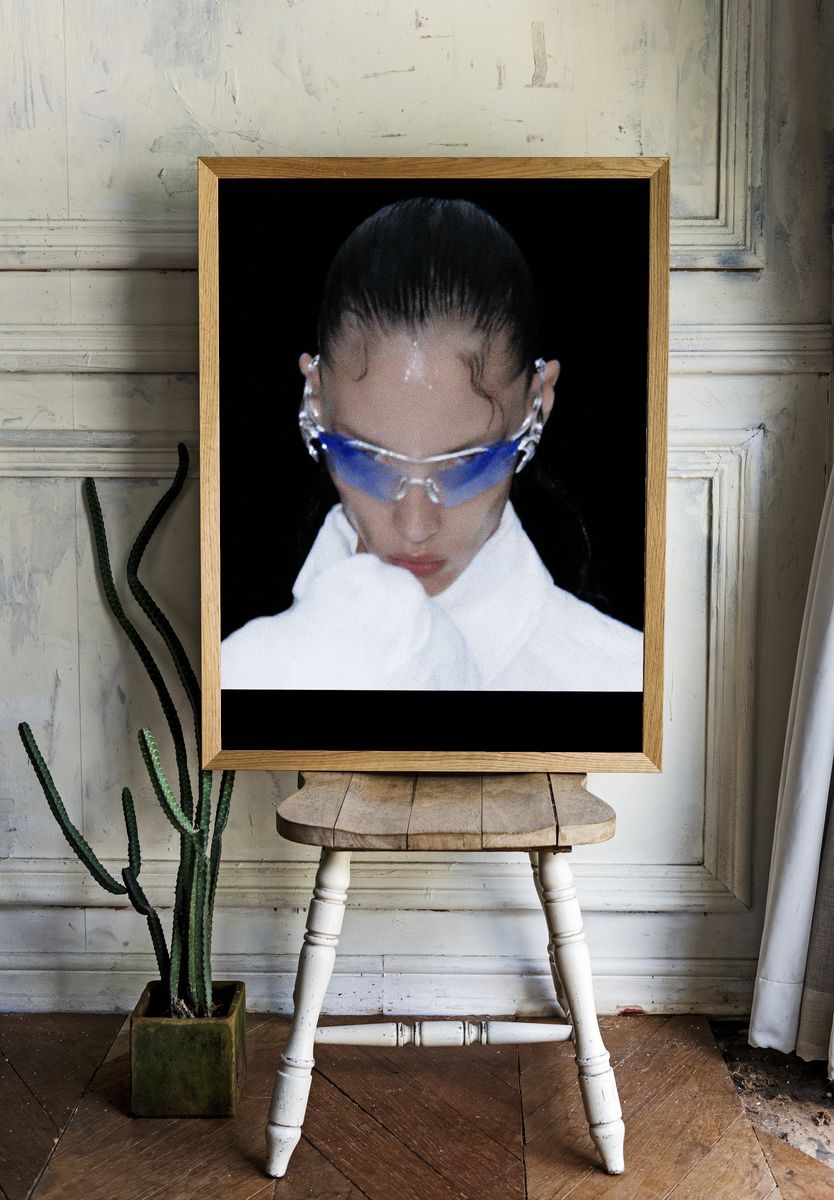 Avant-Garde Portrait Photography Poster. room preview