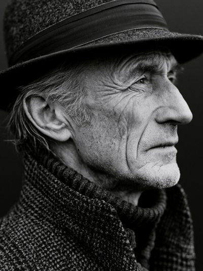 Elderly Man Portrait Photography Poster. poster