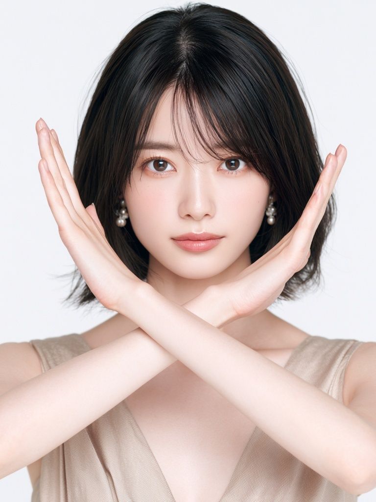 Elegant Portrait Pose Print. poster detail