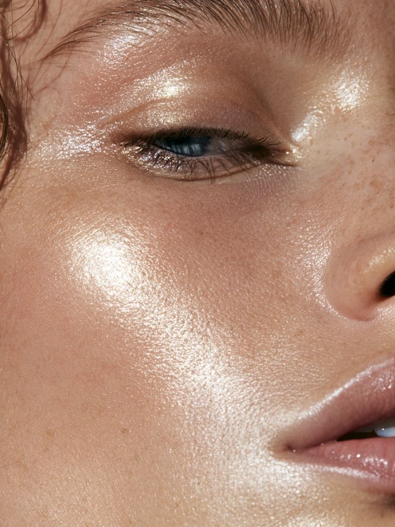 Glossy Beauty Portrait Poster. poster — photography art