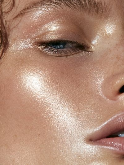 Glossy Beauty Portrait Poster. poster