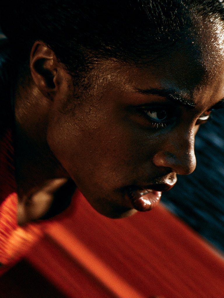 Intense Portrait Photography Poster. poster detail