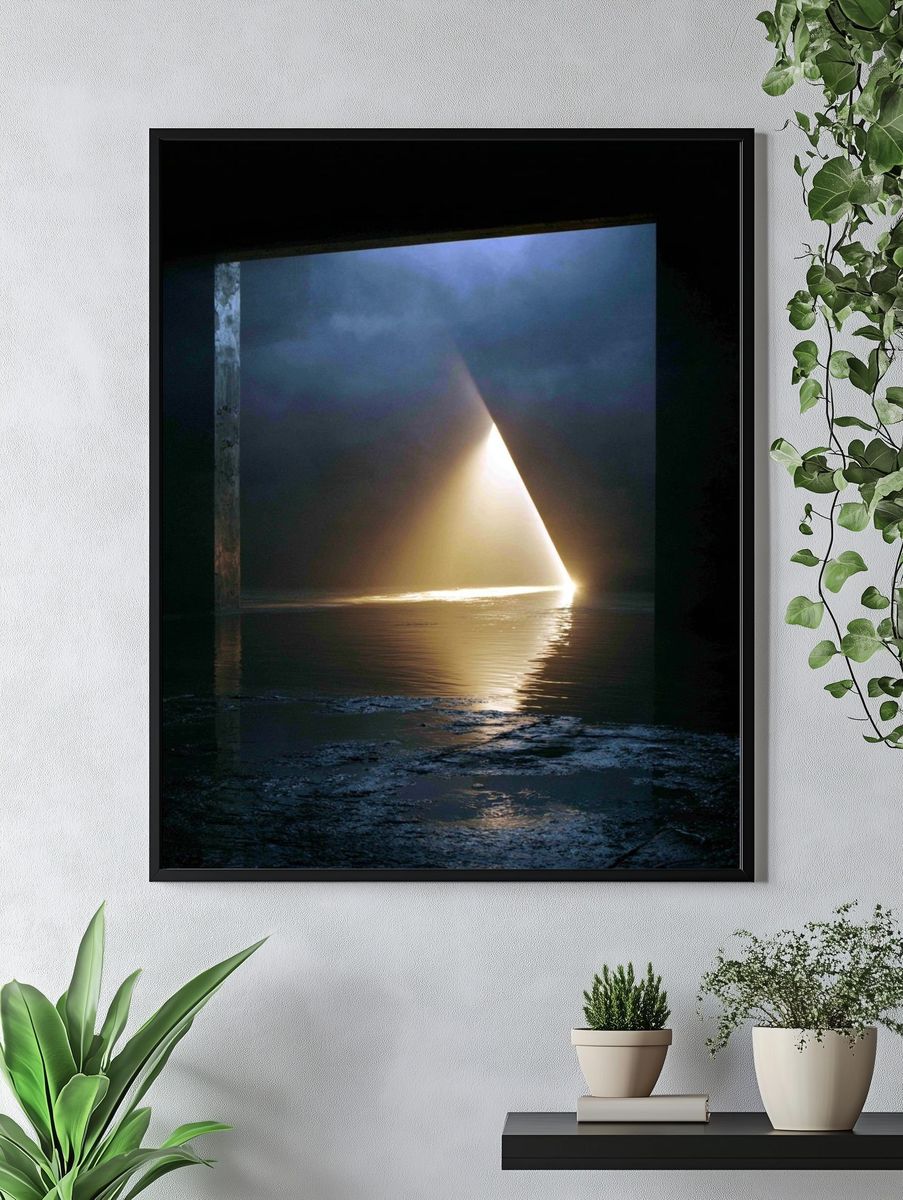 Light Through the Void Photography Print. — room view 4