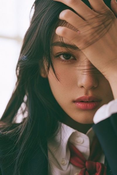 Portrait of a Young Woman Photography Poster. poster