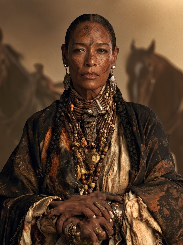 Regal Tribal Portrait Poster. poster — photography art