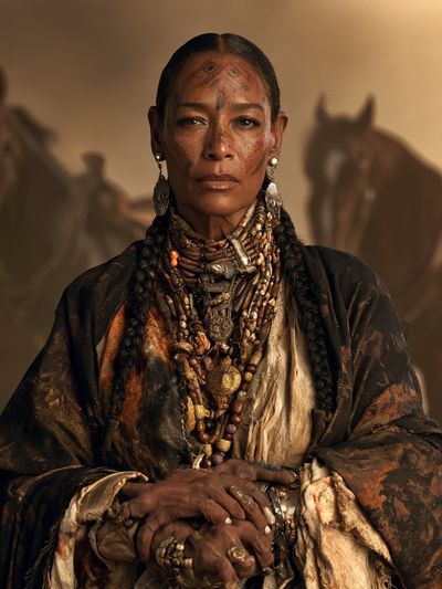 Regal Tribal Portrait Poster.