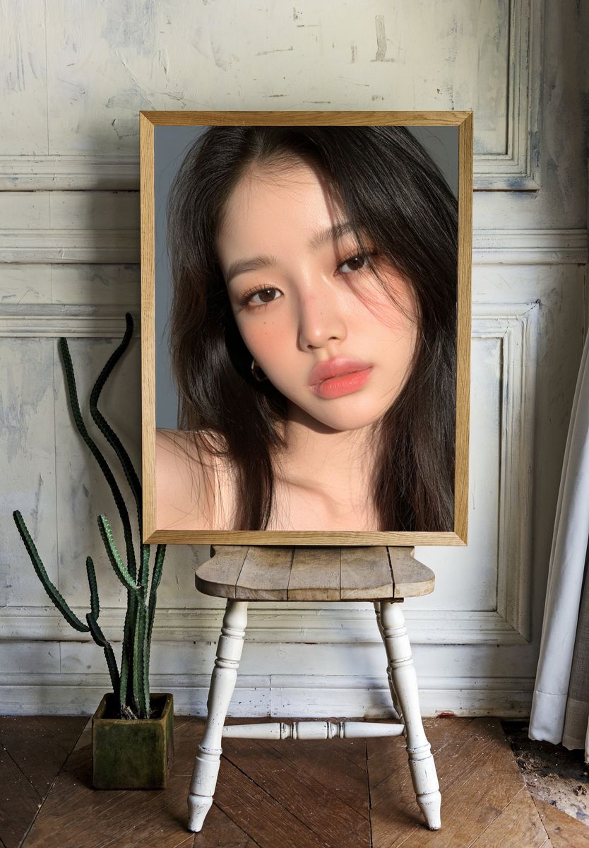Soft Light Portrait Poster. — room view 1