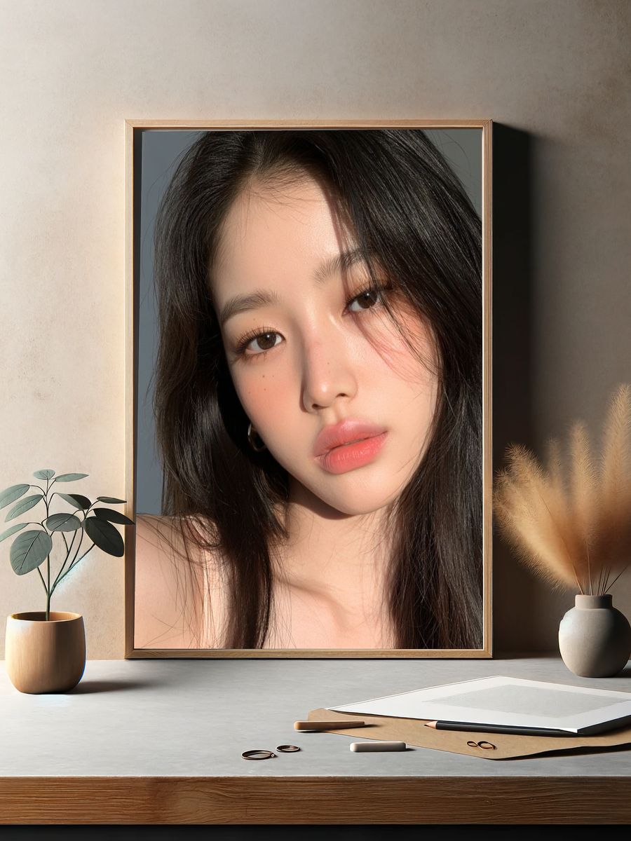 Soft Light Portrait Poster. — room view 2