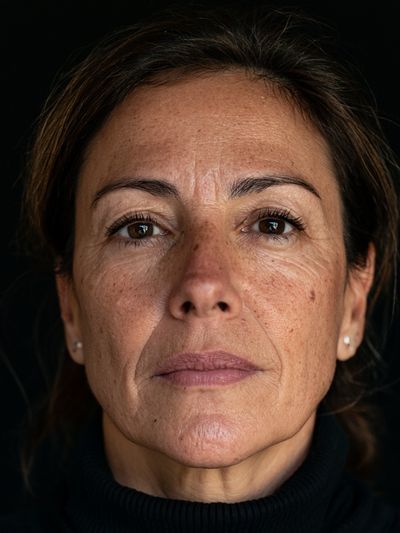 Intense Female Portrait Photography Poster.