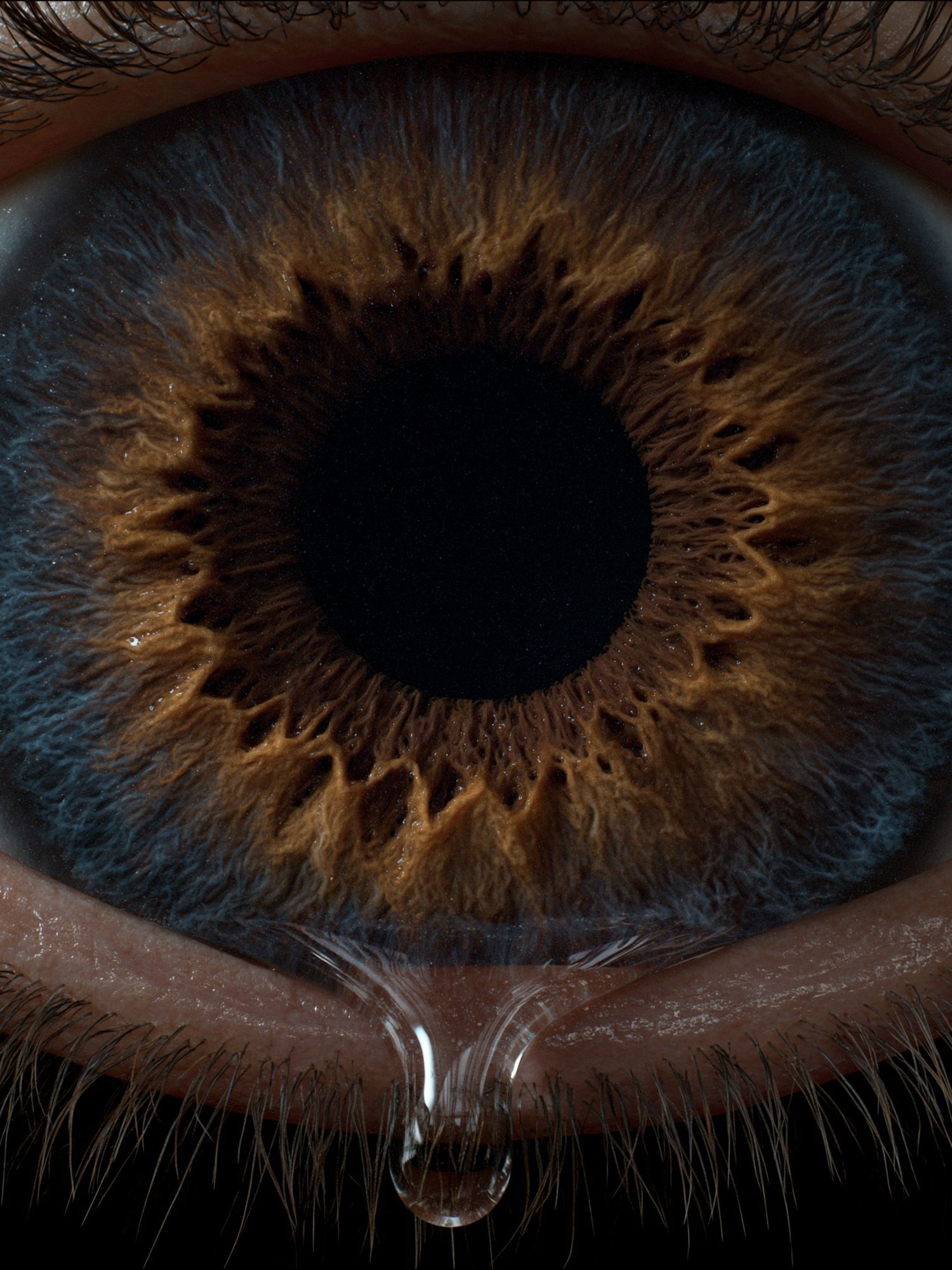 Human Eye Macro Photography Poster. poster — photography art