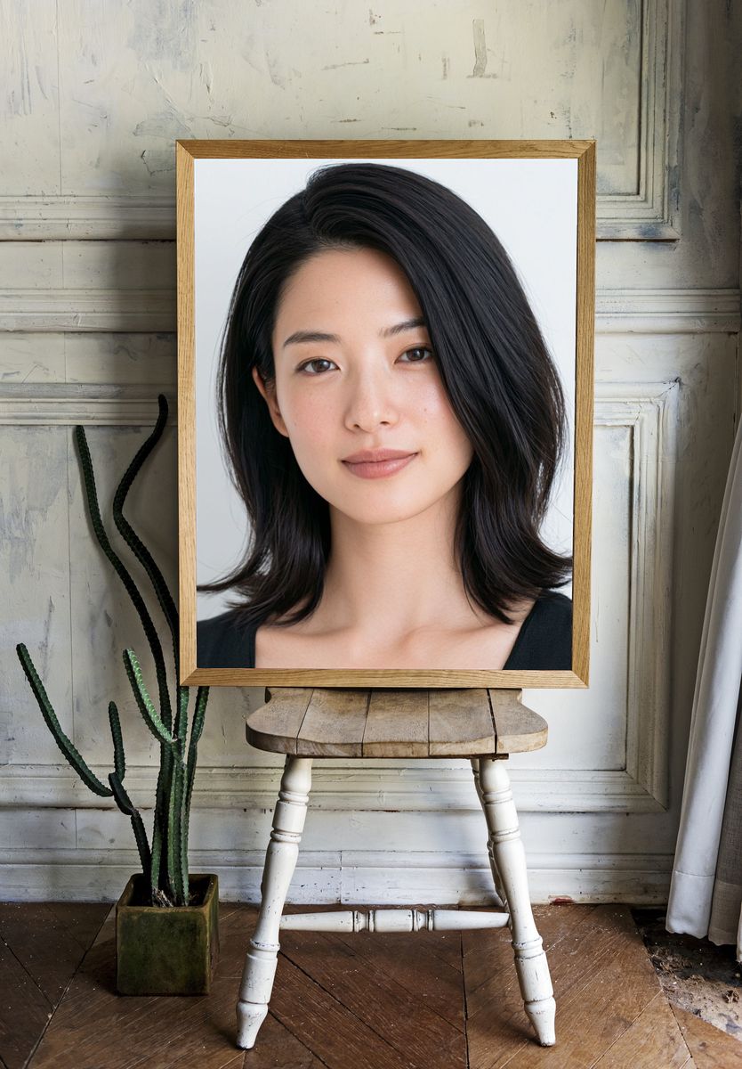 Minimalist Portrait Poster. room preview