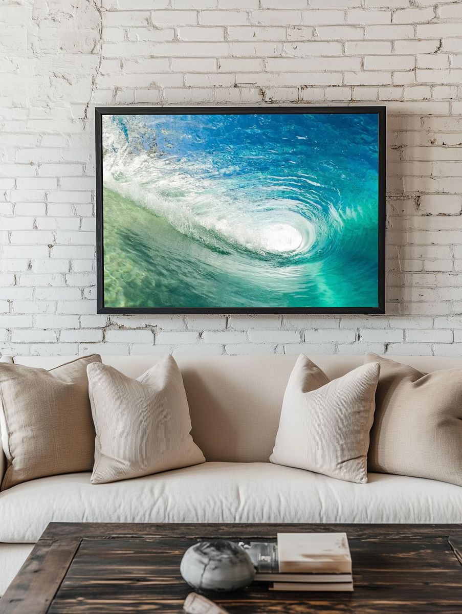 Desktop wallpaper ocean background, HD. — room view 1