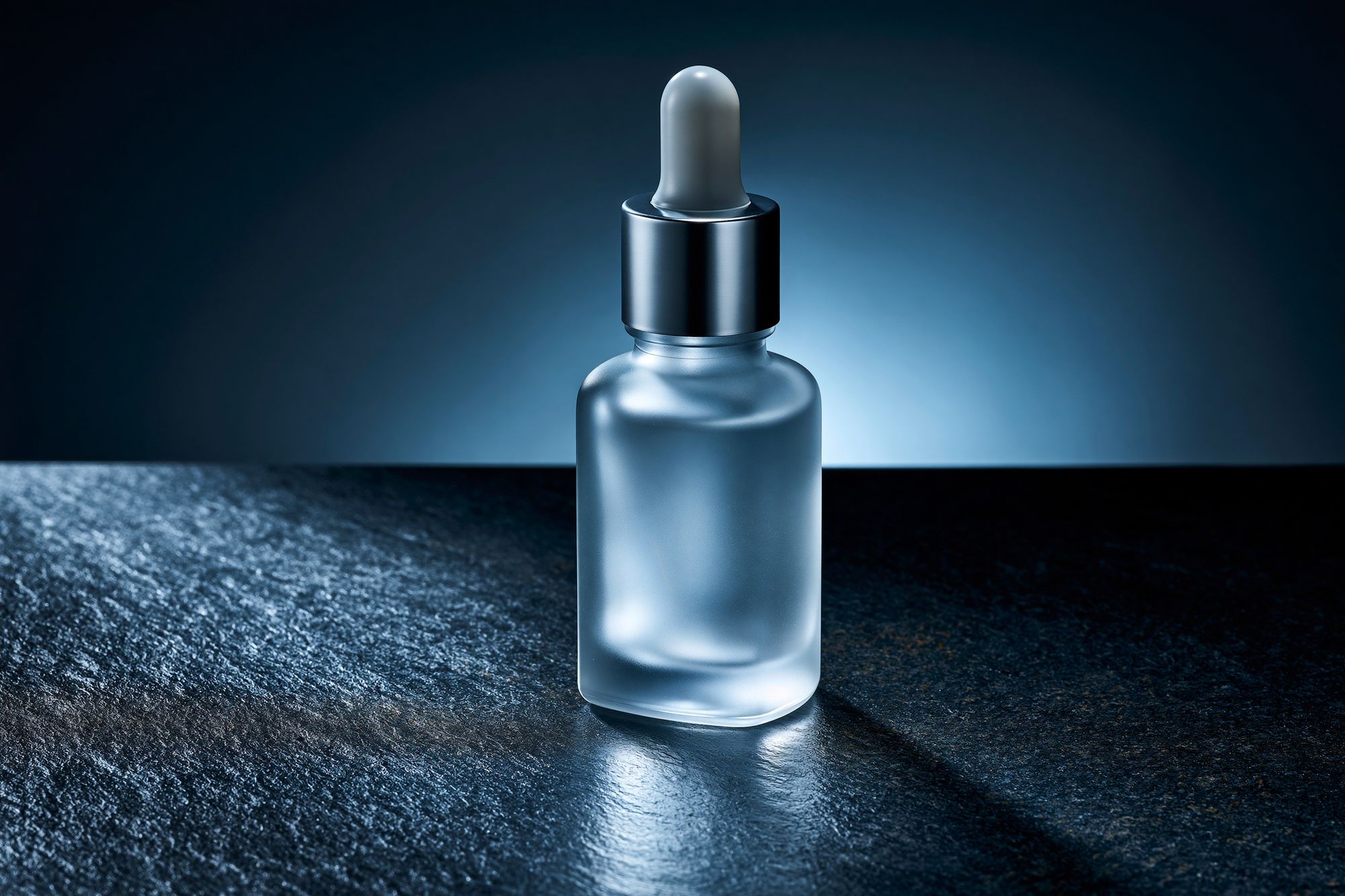 Frosted Dropper Bottle Photography Poster. poster — photography art