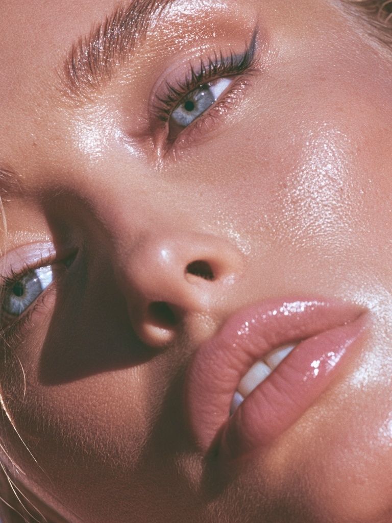 Glossy Portrait Photography Poster. poster detail