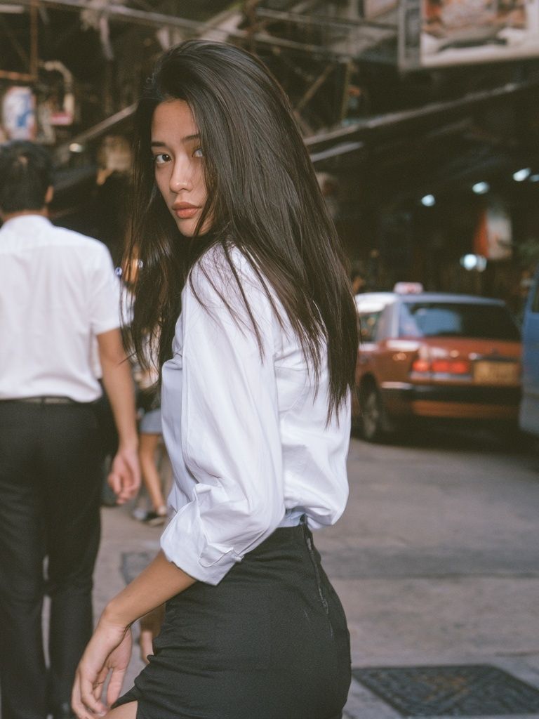 Urban Street Portrait Photography Poster. poster — photography art
