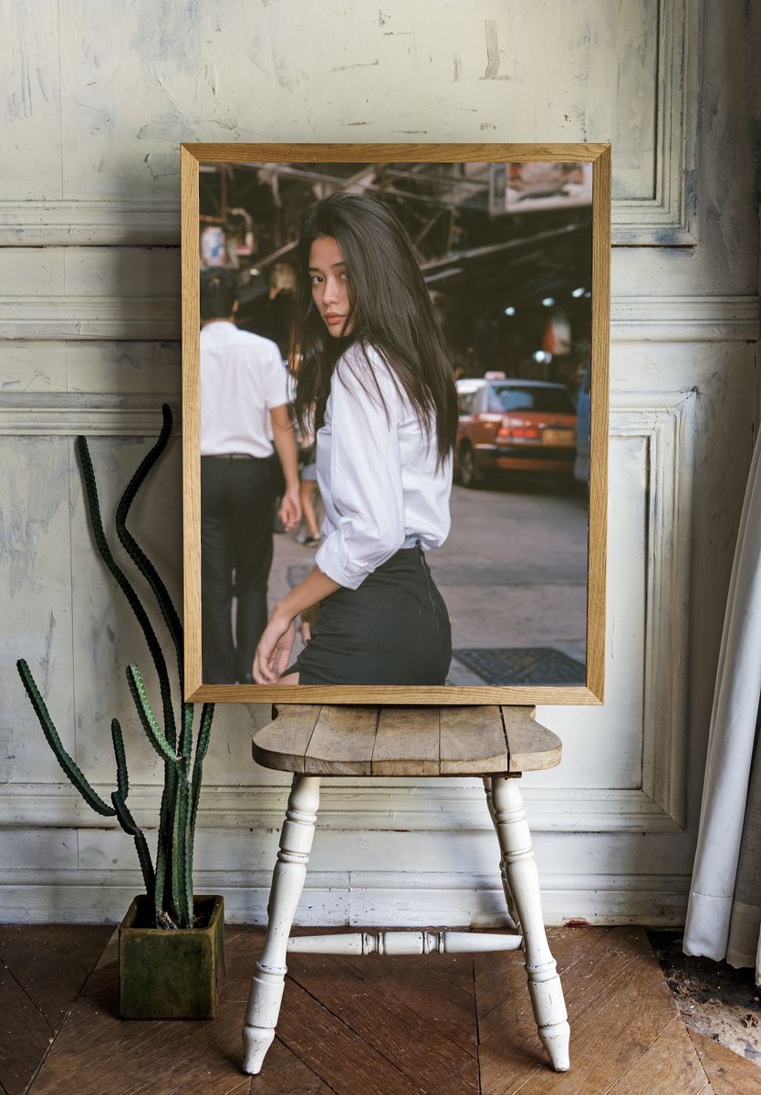 Urban Street Portrait Photography Poster. — room view 1