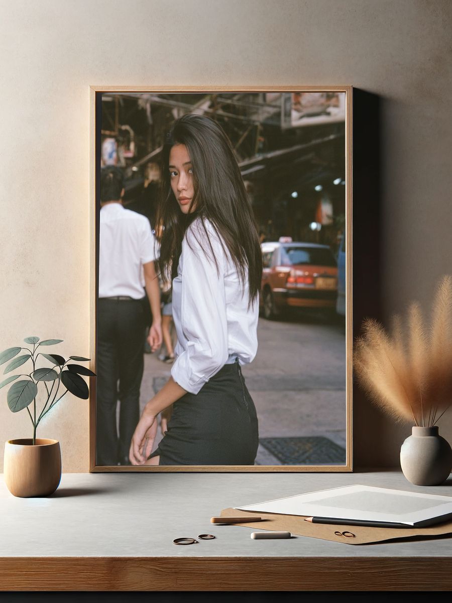 Urban Street Portrait Photography Poster. — room view 2
