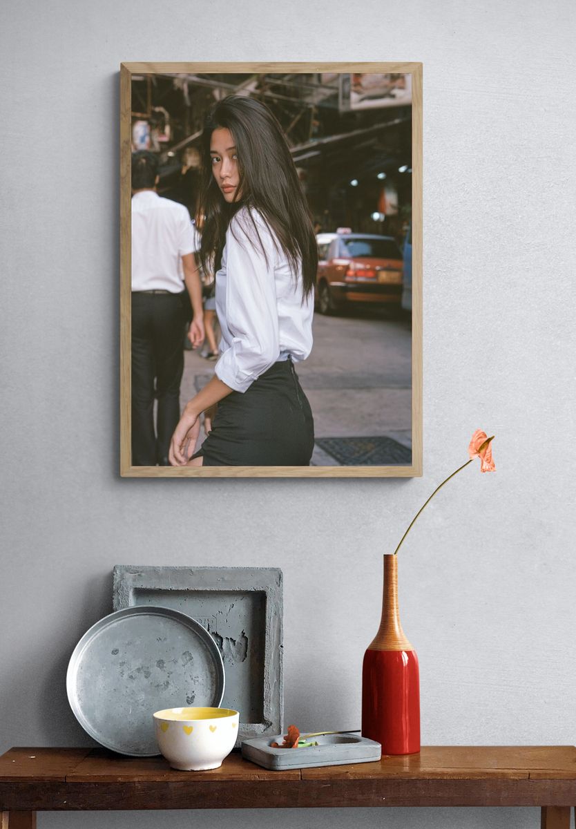 Urban Street Portrait Photography Poster. — room view 3