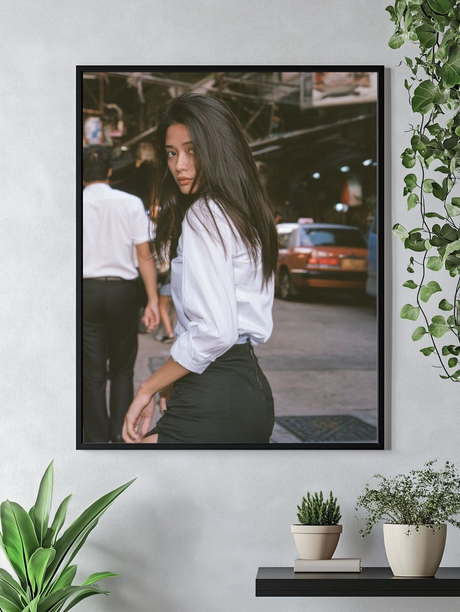 Urban Street Portrait Photography Poster. — room view 4