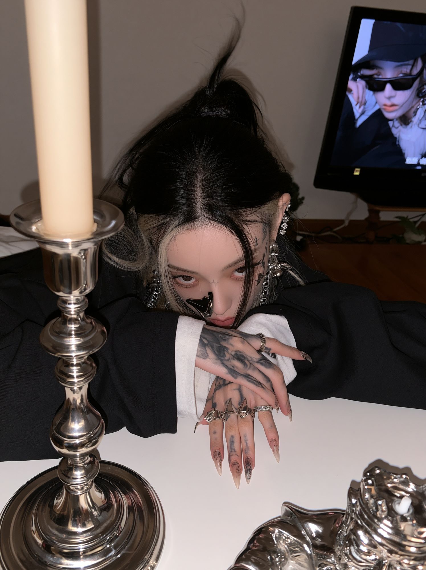 Gothic Portrait Photography Poster. poster — photography art