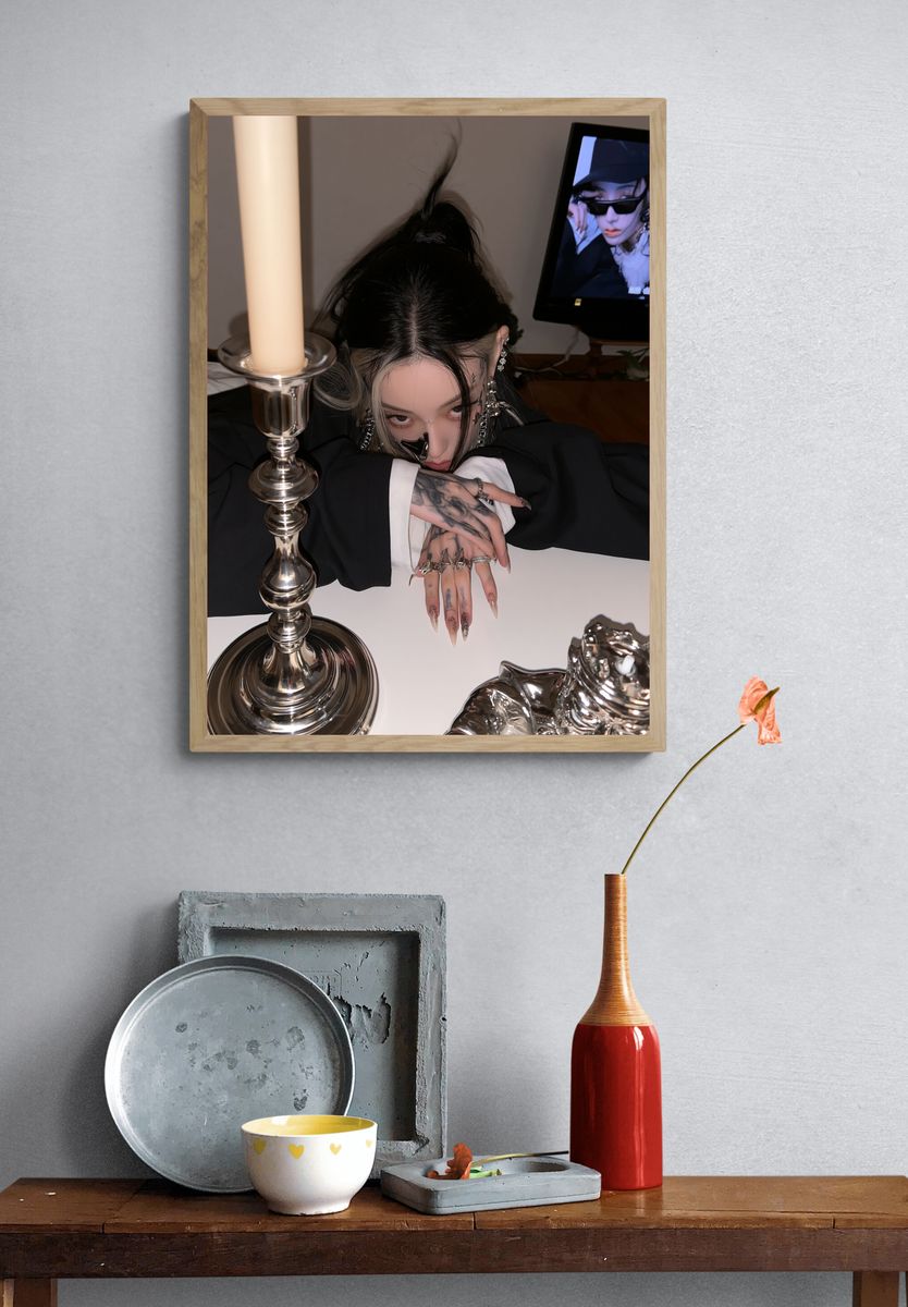 Gothic Portrait Photography Poster. — room view 3