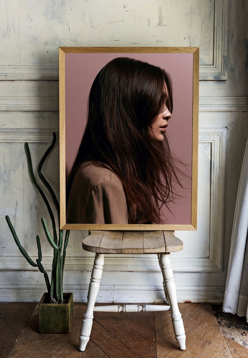 Profile Portrait Photography Poster. room preview