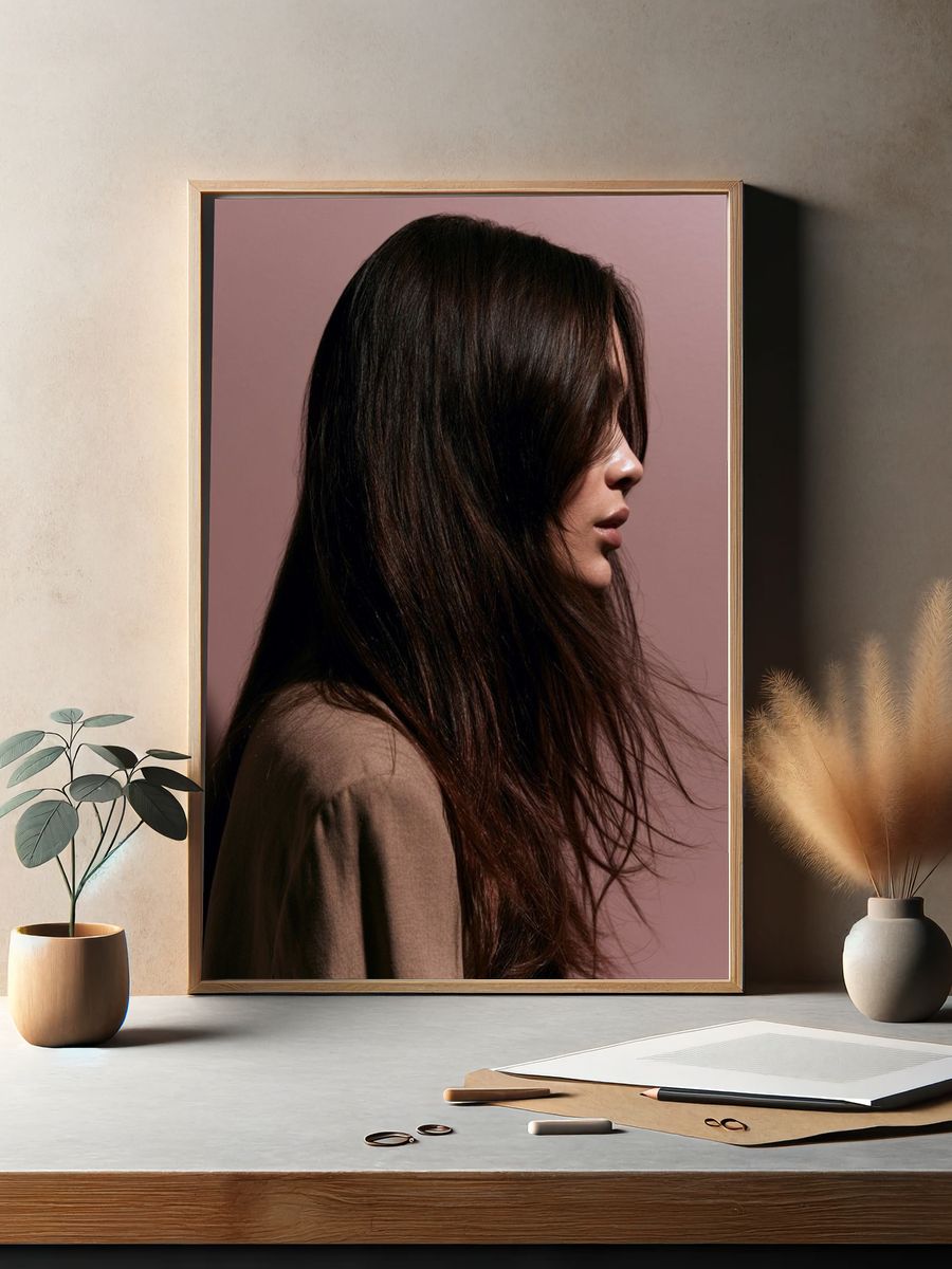 Profile Portrait Photography Poster. — room view 2