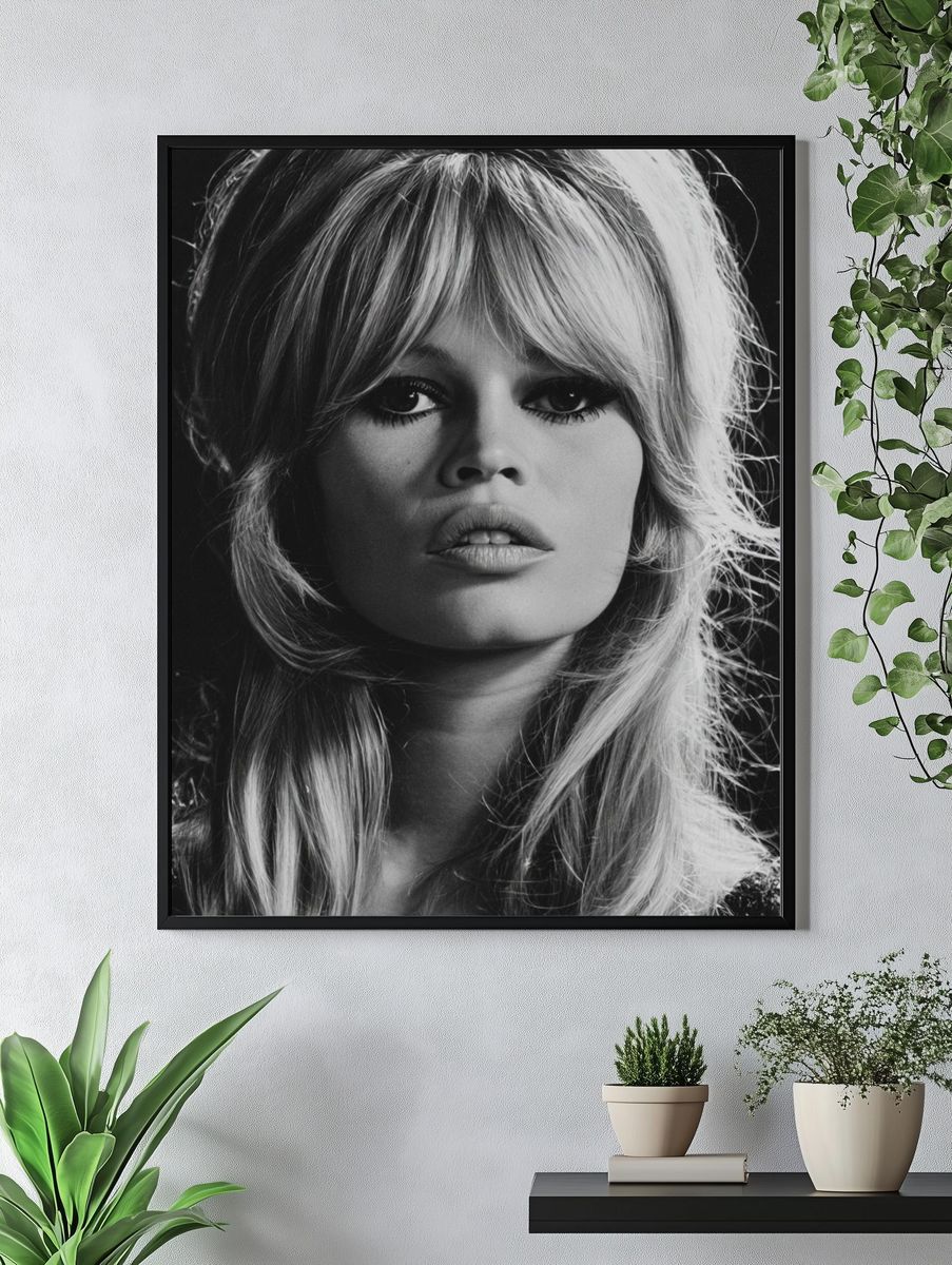 Blonde Portrait Photography Poster. — room view 4