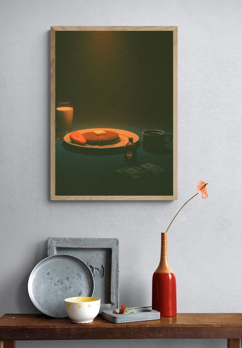 Cozy Breakfast Still Life Poster. — room view 3