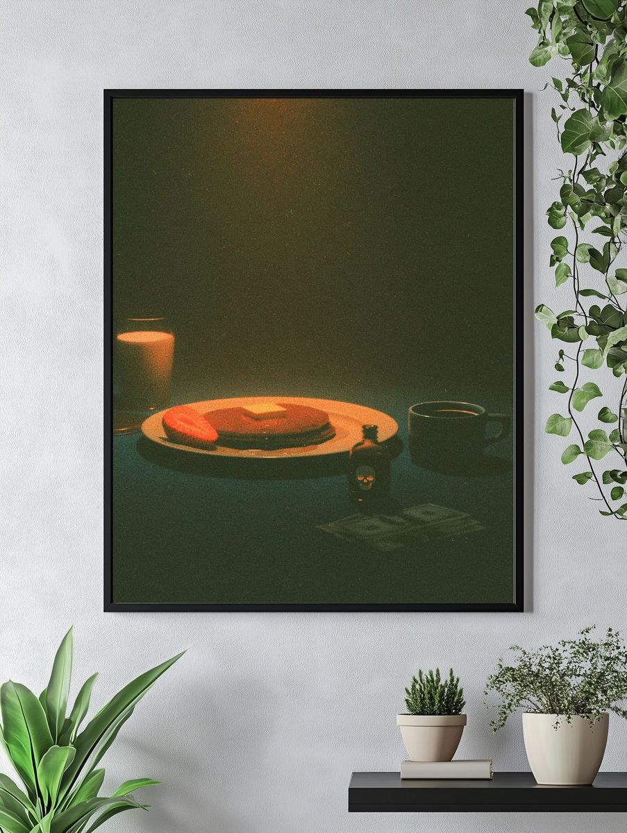 Cozy Breakfast Still Life Poster. — room view 4
