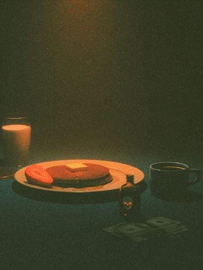 Cozy Breakfast Still Life Poster. poster
