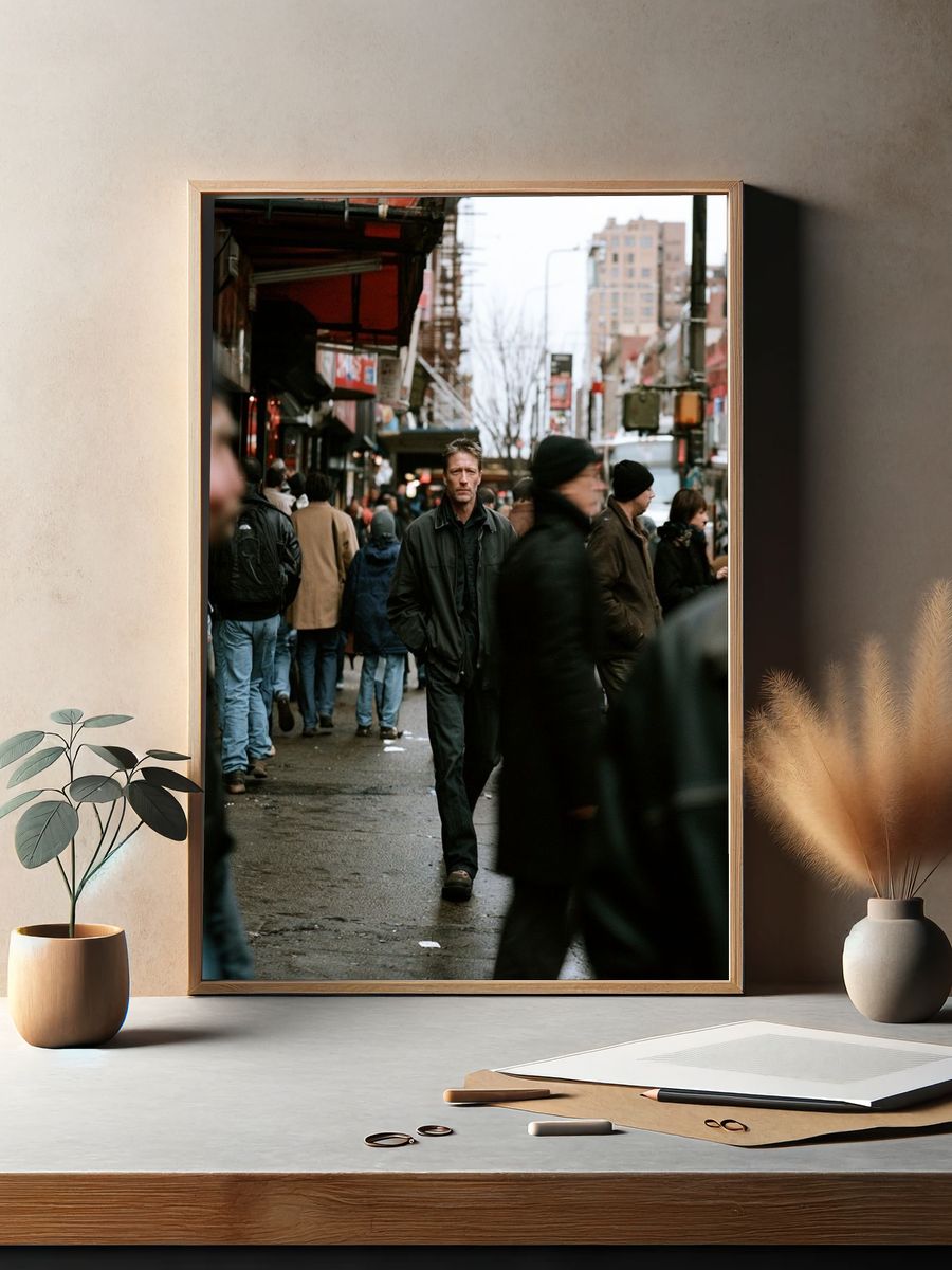 Urban Street Portrait Photography Poster. — room view 2