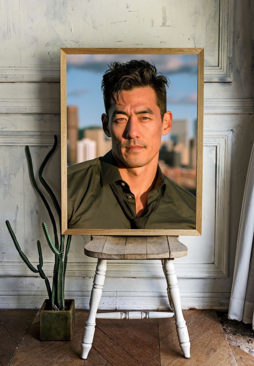 Urban Portrait Photography Poster. — room view 1