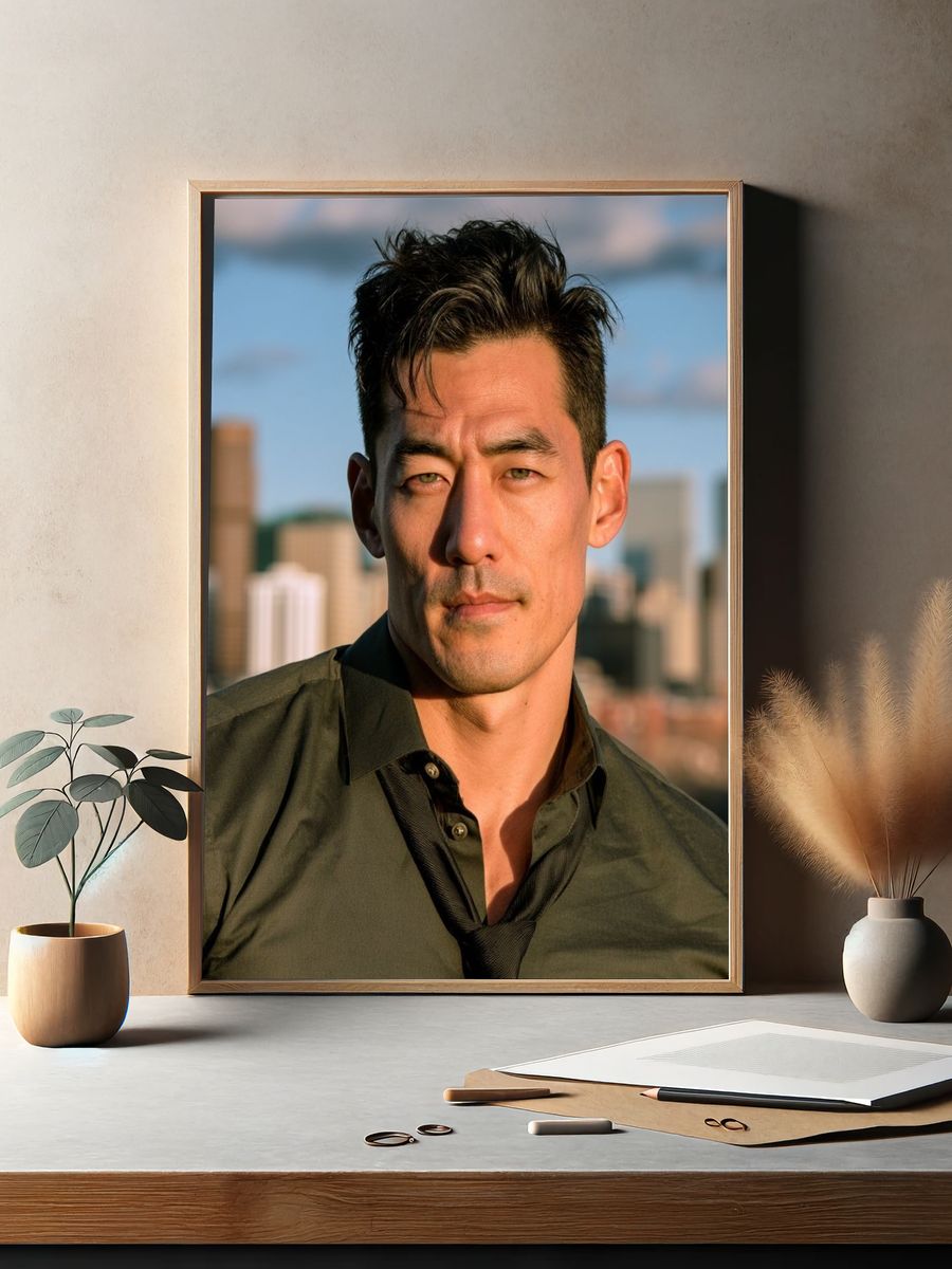 Urban Portrait Photography Poster. — room view 2